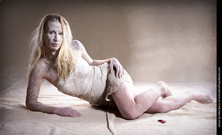 Living Statues model shoot - Alexis