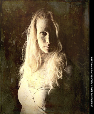 Living Statues model shoot - Alexis