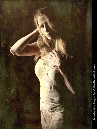 Living Statues model shoot - Alexis