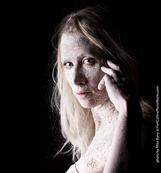 Living Statues model shoot - Alexis