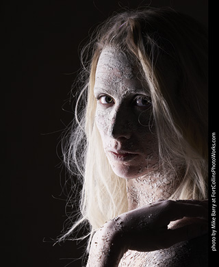 Living Statues model shoot - Alexis