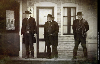Gunfight at the OK Corral in Tombstone, AZ