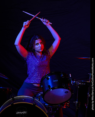 Mirna on Drums