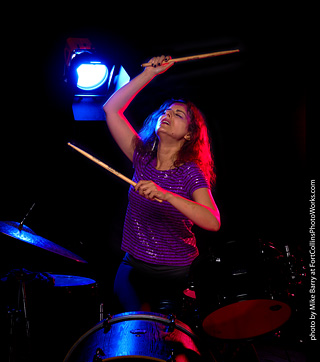 Mirna on Drums
