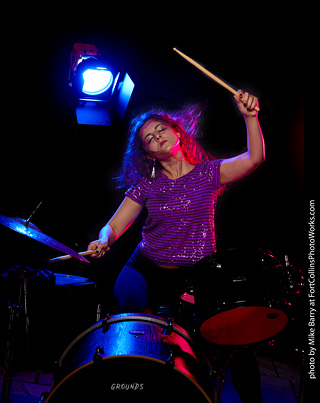 Mirna on Drums