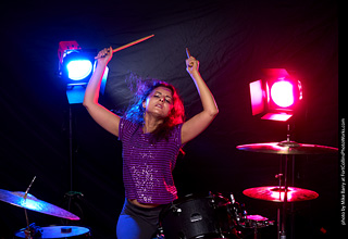 Mirna on Drums