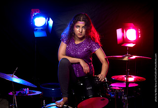 Mirna on Drums