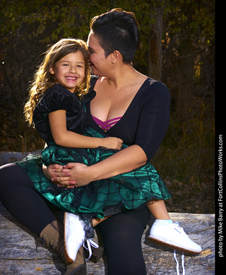 Laura and Annabelle at Forest Model Shoot