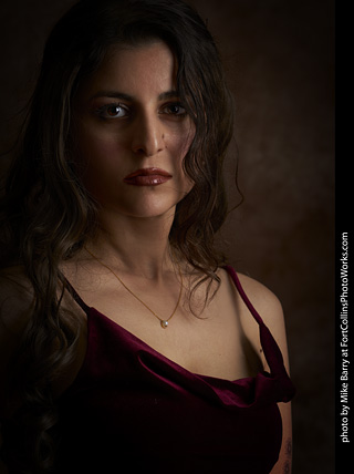 Mirna in evening wear