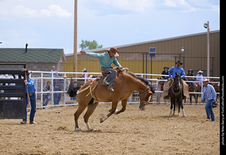 Never Summer Rodeo - Saddle Bronc Riding