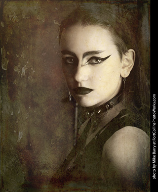 Goth model shoot