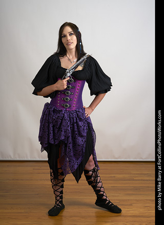 Corset model shoot