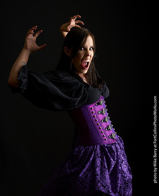Corset model shoot