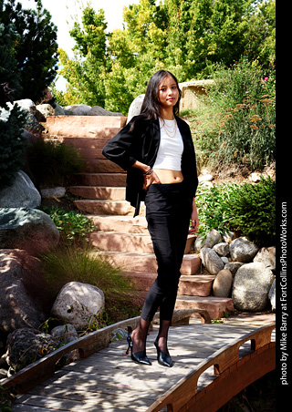 Sydnee in The Rock Garden