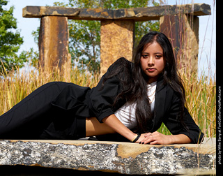 Sydnee in The Rock Garden