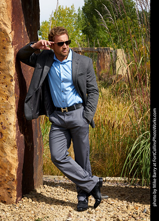 Tony in The Rock Garden