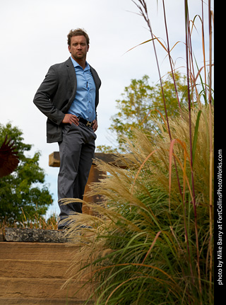 Tony in The Rock Garden