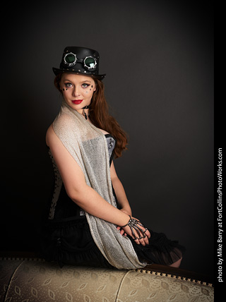 Steampunk Model Shoot with Brenna