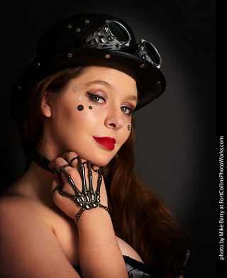 Steampunk Model Shoot with Brenna