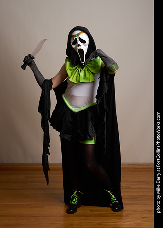 Alex at the Halloween shoot