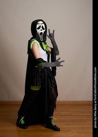 Alex at the Halloween shoot