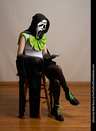 Alex at the Halloween shoot