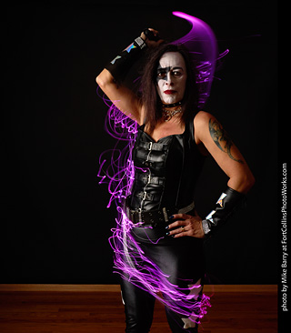 Cari as KISS (Paul Stanley)