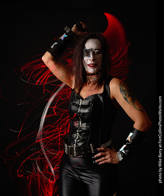 Cari as KISS (Paul Stanley)