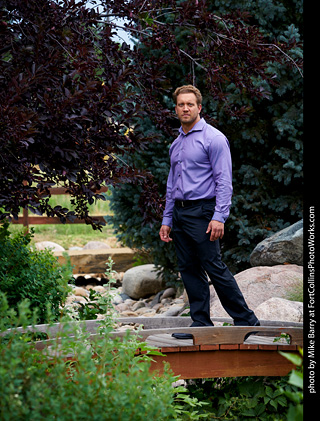 Tony at The Rock Garden