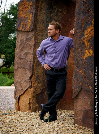 Tony at The Rock Garden