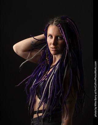 Brooke at Halloween model shoot