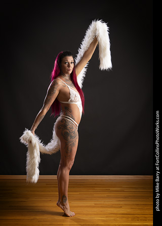 Tiphani lingerie model shoot