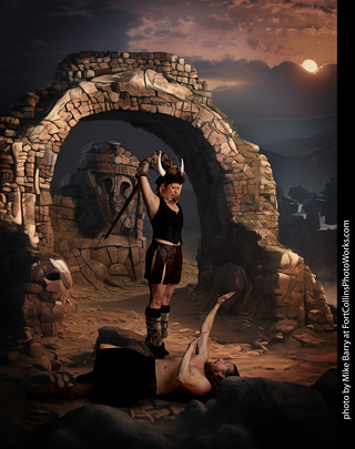 Shelly and Andrew Viking shoot