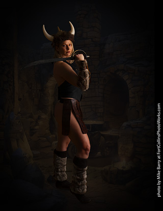 Shelly and Andrew Viking shoot