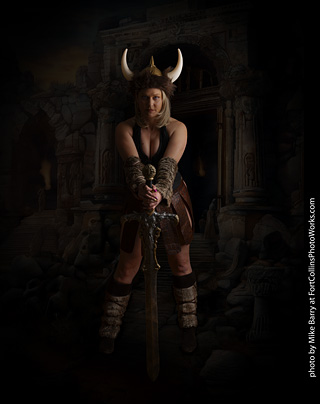 Shelly and Andrew Viking shoot