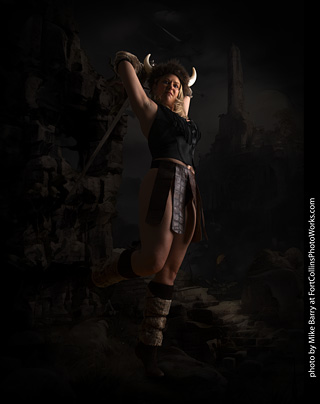 Shelly and Andrew Viking shoot