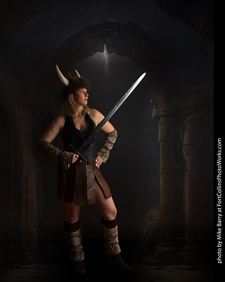 Shelly and Andrew Viking shoot