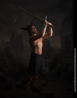 Shelly and Andrew Viking shoot