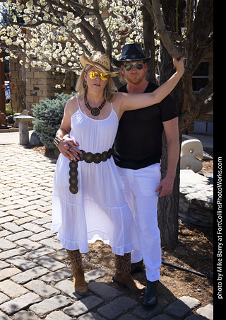 Shelly and Andrew at The Rock Garden