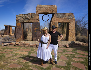 Shelly and Andrew at The Rock Garden
