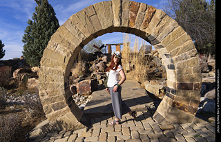 Shelly and Andrew at The Rock Garden