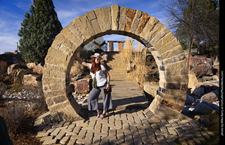 Shelly and Andrew at The Rock Garden