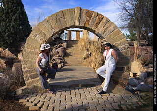 Shelly and Andrew at The Rock Garden