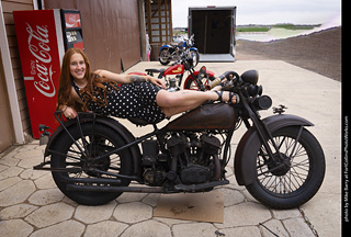 Addie at the TLC Vintage Model Shoot