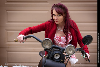Amy at the TLC Vintage Model Shoot