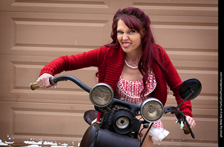 Amy at the TLC Vintage Model Shoot