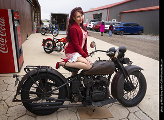 Amy at the TLC Vintage Model Shoot