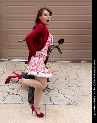 Amy at the TLC Vintage Model Shoot
