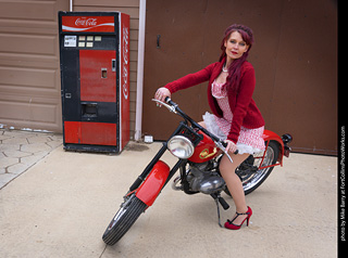 Amy at the TLC Vintage Model Shoot