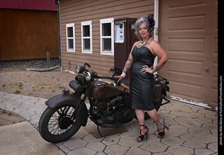 Elizabeth at the TLC Vintage Model Shoot